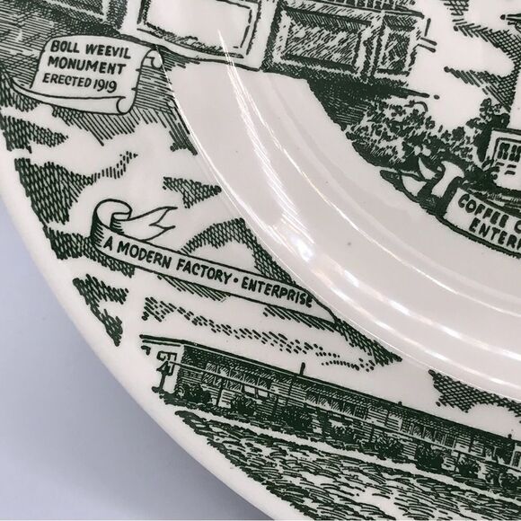 Kettlesprings Kilns Enterprise Alabama 75th Diamond Jubilee Commemorative Plate - Picture 12 of 14